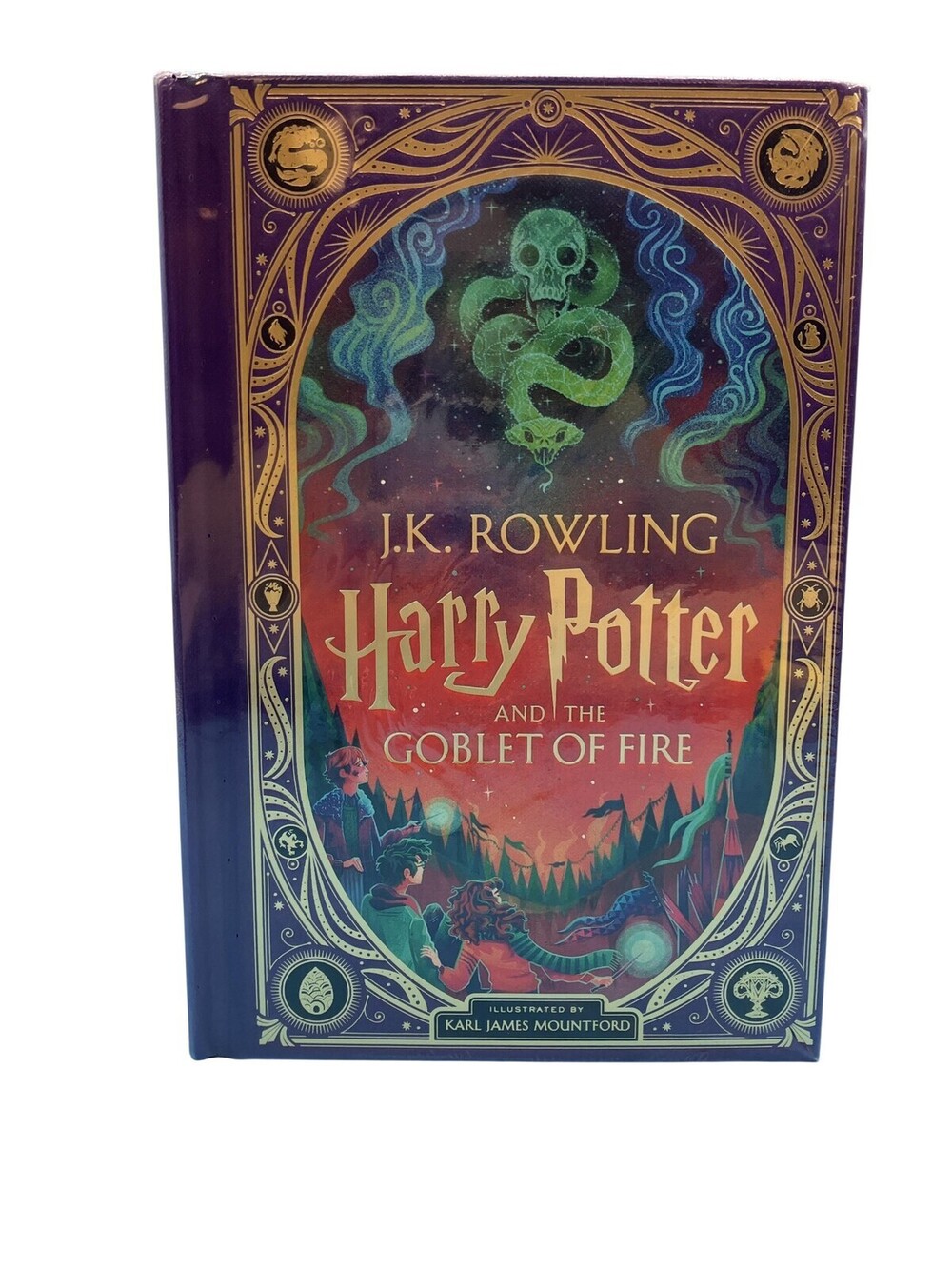 Harry Potter And The Goblet Of Fire By J.K. Rowling Illustrated Pop-Up HC Purple